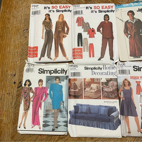 Lot Of 10 Simplicity, It’s So Easy It’s Simplicity, Simplicity Home Decorating. - Picture 3 of 6